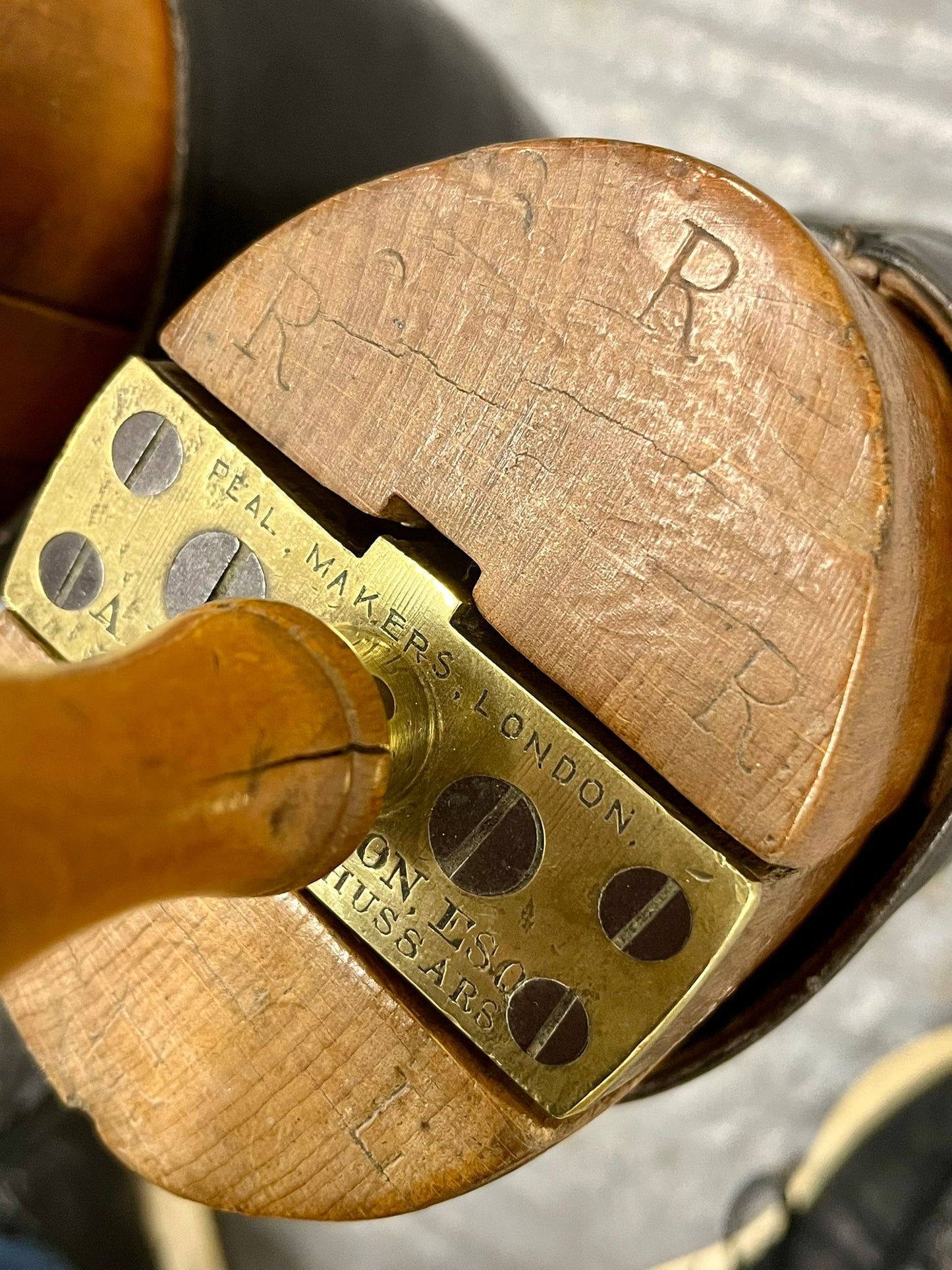 Antique Cavalry Boots made for Lt. Alfred Hind Robinson, 1880s with provenance