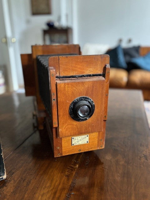 Vintage Magic Lantern Enlarger Camera: Kodak Lens, Display Prop