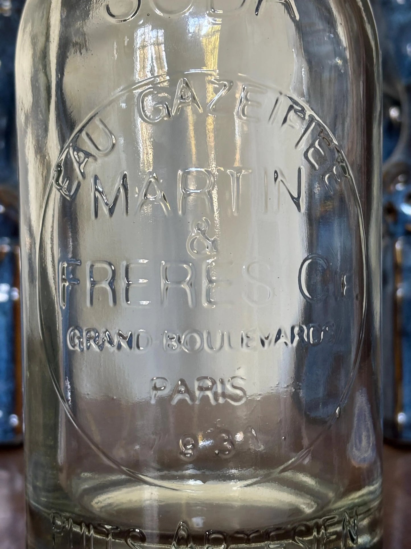 Vintage French Martin & Freres Paris Soda Syphon 1930s