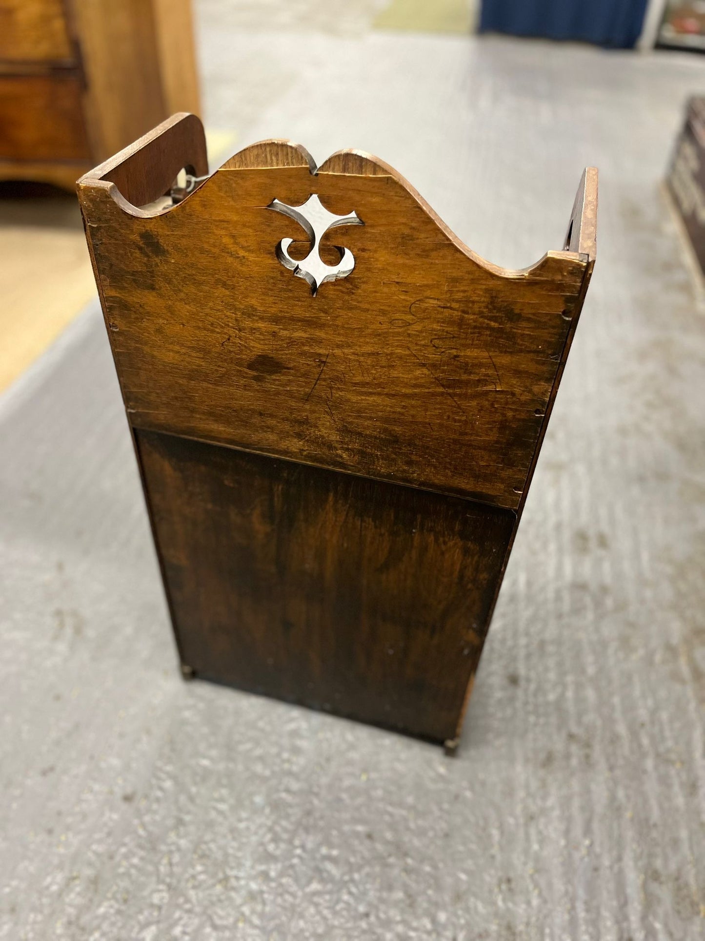 Edwardian Oak Newspaper/Magazine Rack