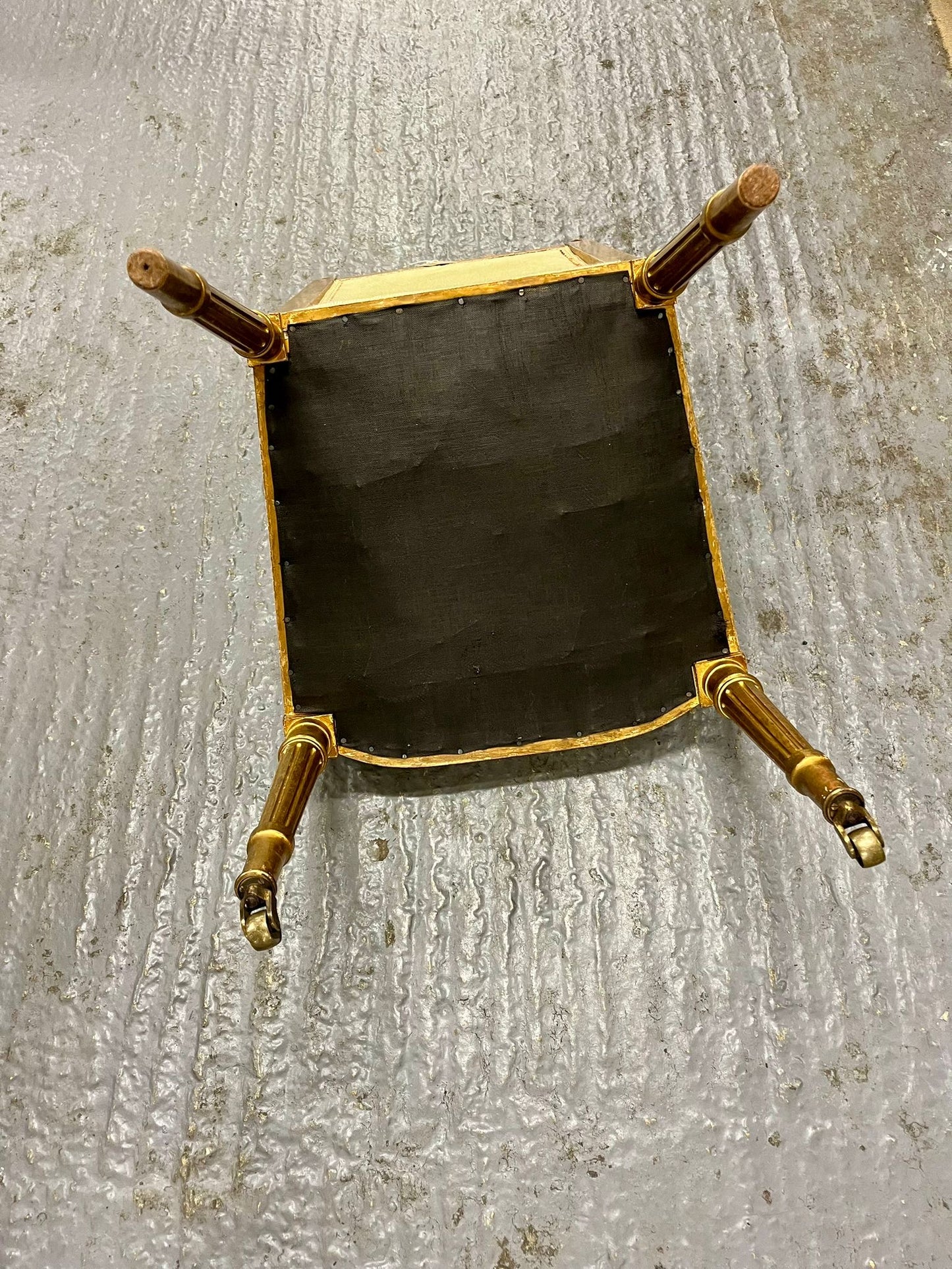 Antique Gilt Wood Tapestry Chair