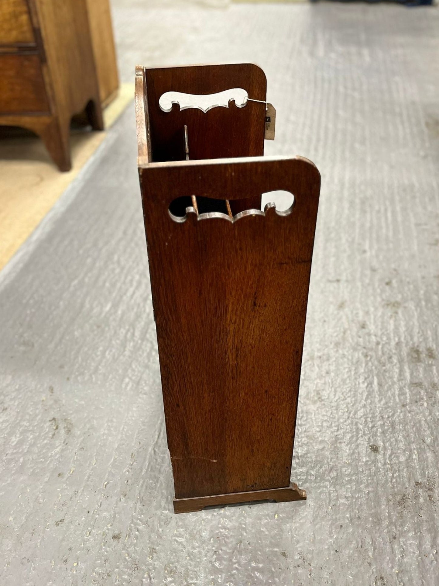 Edwardian Oak Newspaper/Magazine Rack