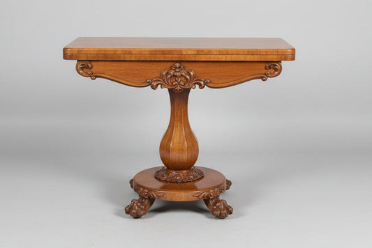 Stunning Victorian Fold-over Card Table