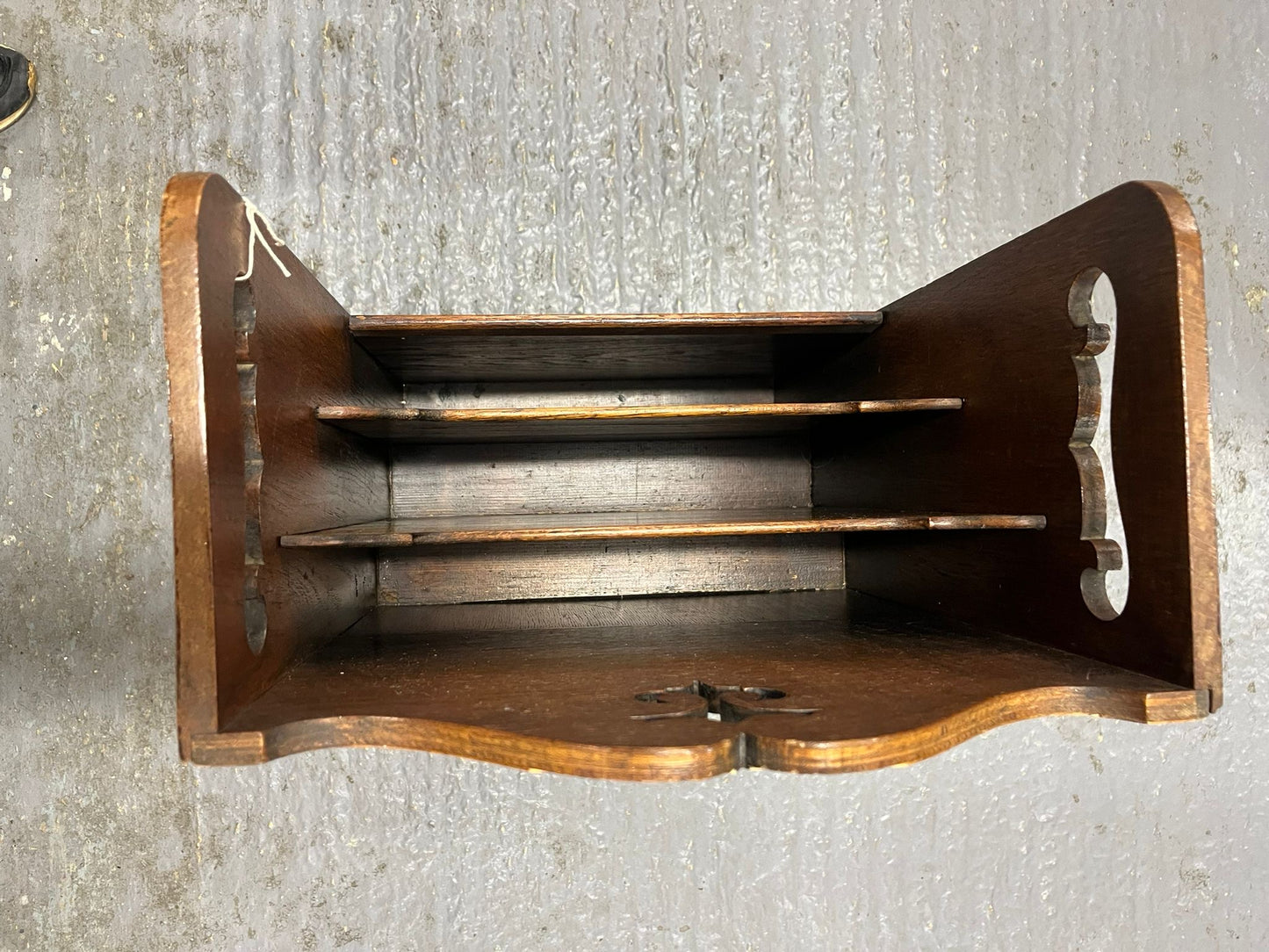 Edwardian Oak Newspaper/Magazine Rack