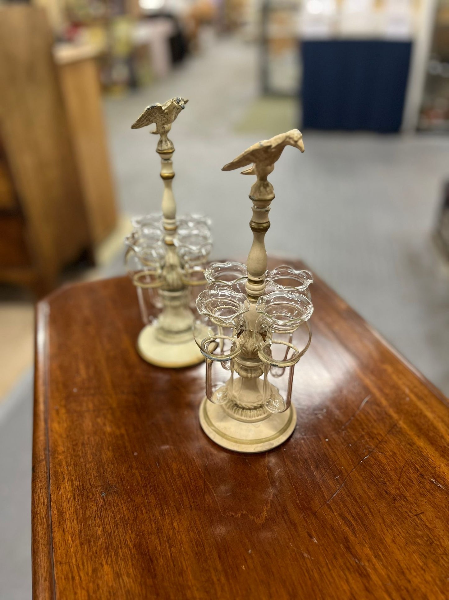 Pair of American Mid-Century Epergnes Centrepieces