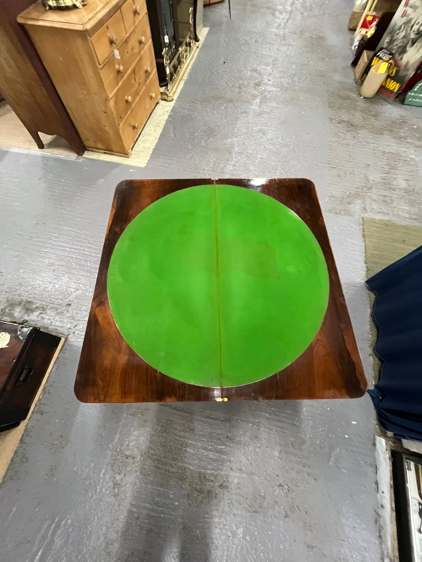 Stunning Victorian Fold-over Card Table