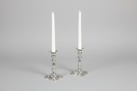 Stunning pair of Antique Sterling Silver Candlesticks by Fordham & Fordham, Sheffield 1919