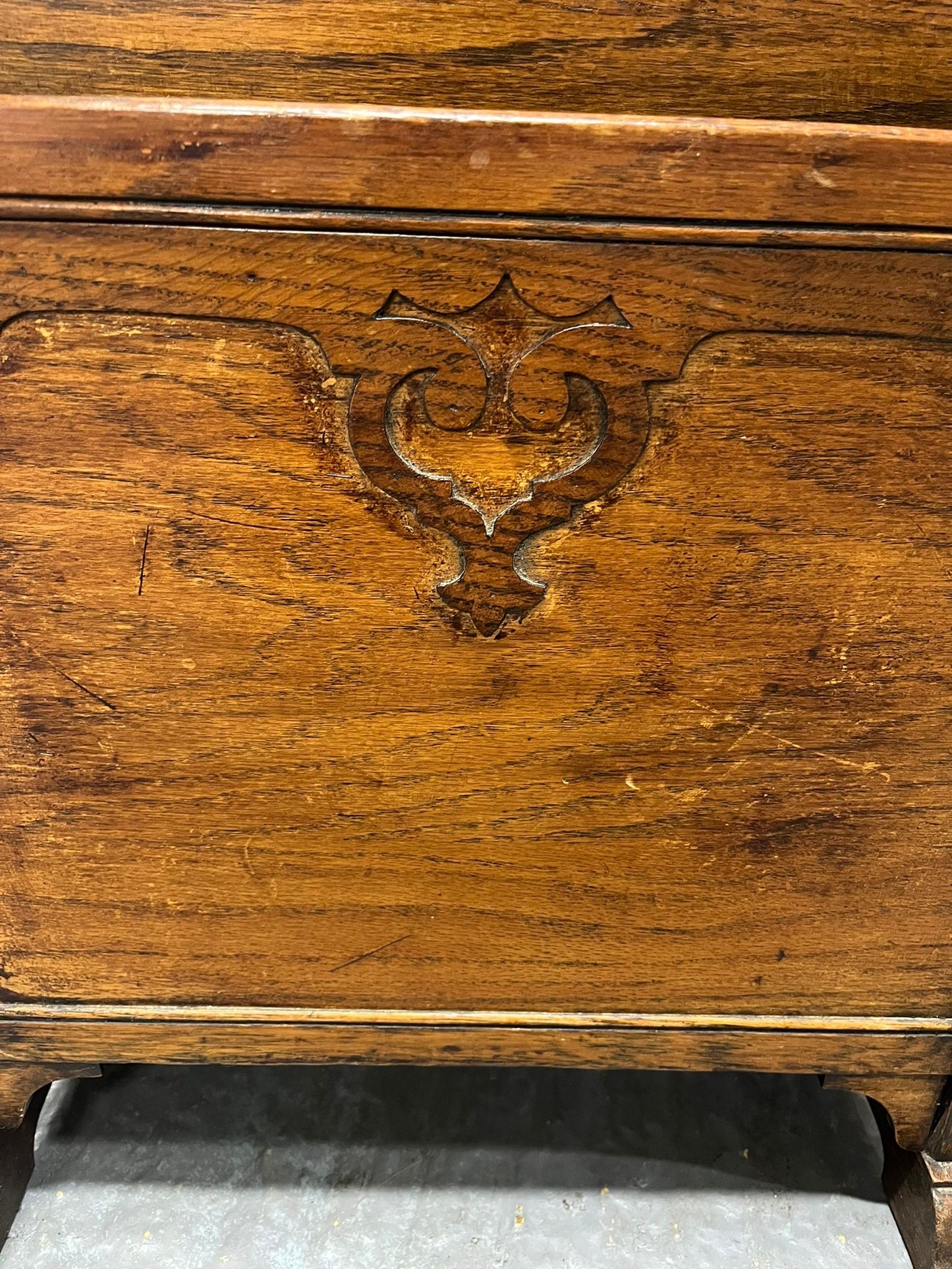 Edwardian Oak Newspaper/Magazine Rack
