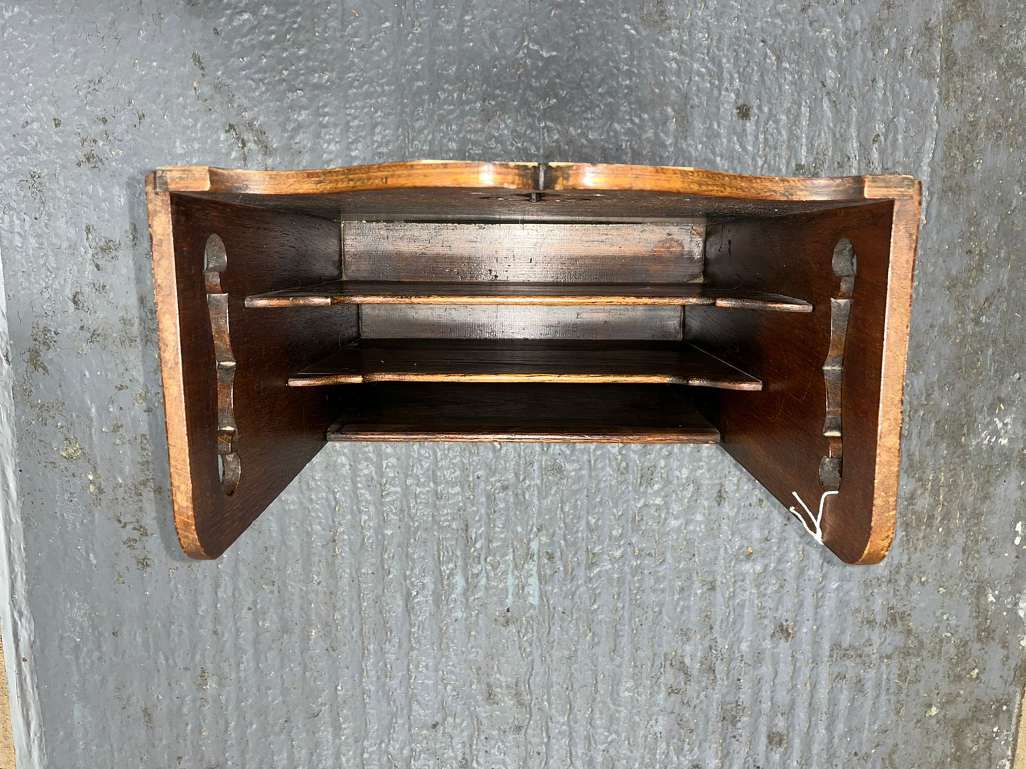 Edwardian Oak Newspaper/Magazine Rack
