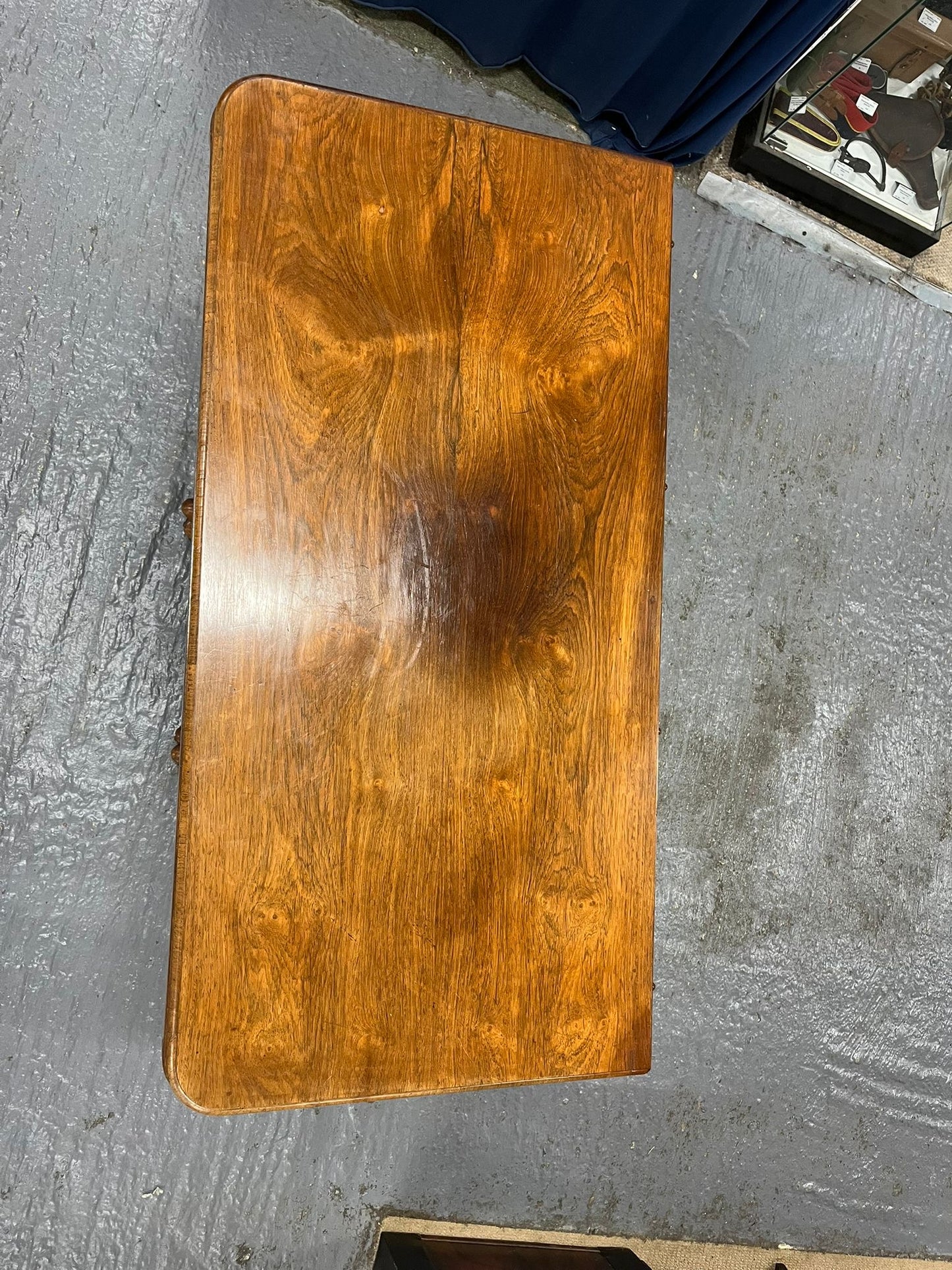 Stunning Victorian Fold-over Card Table
