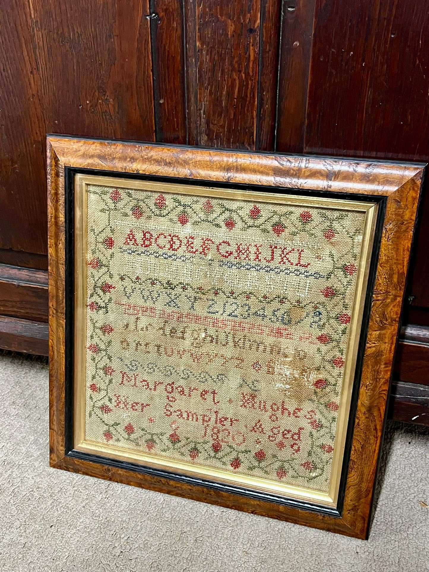 Antique Sampler dated 1820