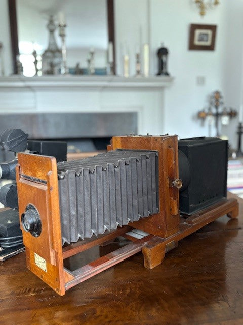 Vintage Magic Lantern Enlarger Camera: Kodak Lens, Display Prop