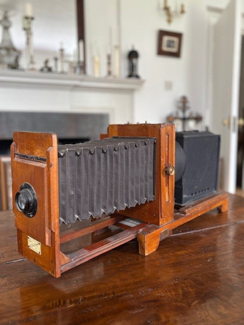 Vintage Magic Lantern Enlarger Camera: Kodak Lens, Display Prop