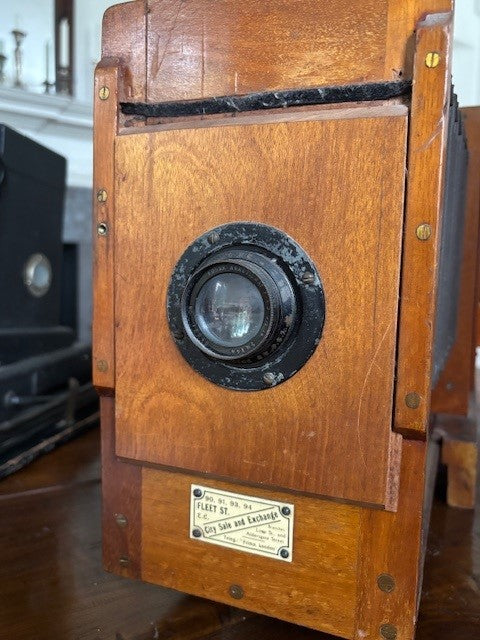 Vintage Magic Lantern Enlarger Camera: Kodak Lens, Display Prop