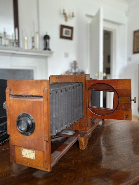 Vintage Magic Lantern Enlarger Camera: Kodak Lens, Display Prop