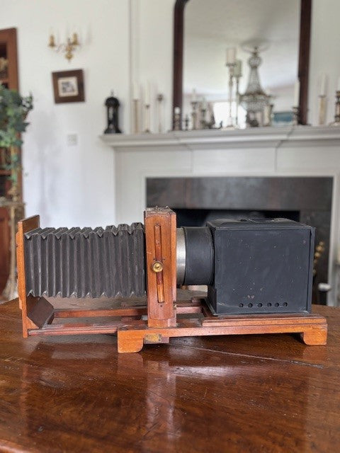 Vintage Magic Lantern Enlarger Camera: Kodak Lens, Display Prop