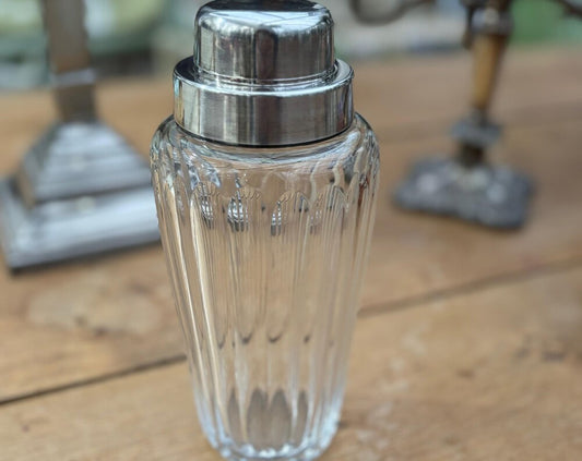 Elegant WMF Silver plate and cut glass vintage Cocktail Shaker