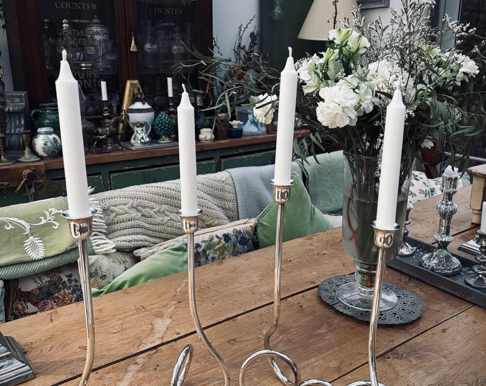 Rare Guido Niest Italian Designer candlesticks